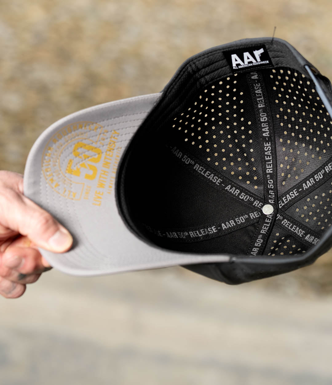 HWMF Rubber Patch Performance 6-Panel Hat