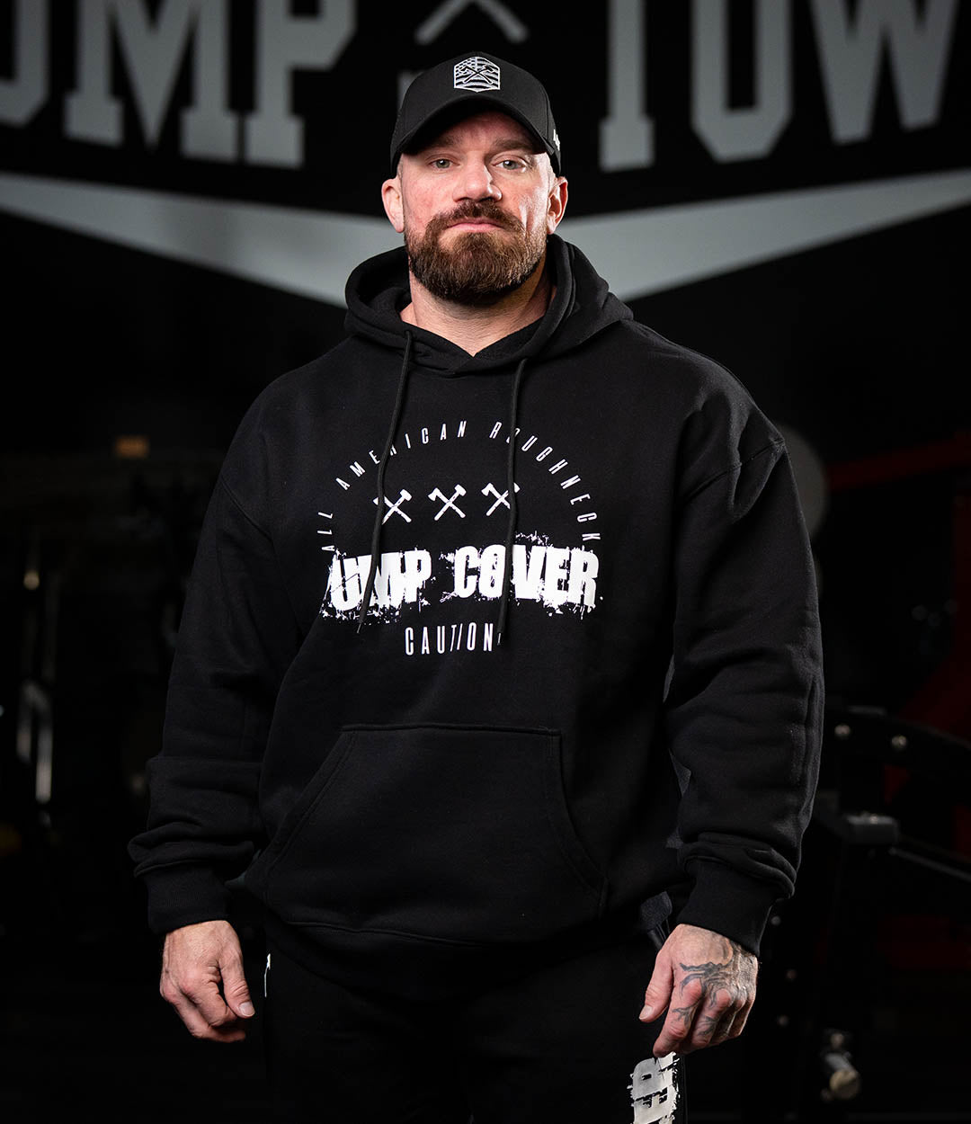 White on Black Pump Cover Hoodie