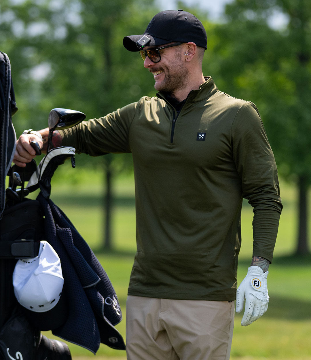 AAR Sage Performance Quarter Zip