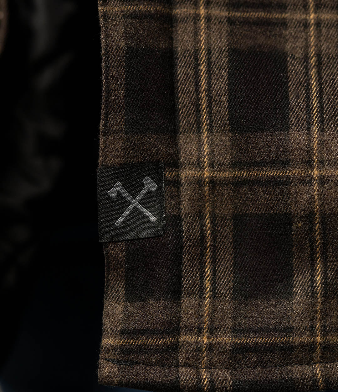 Backwoods Flannel Hooded Insulated Jacket - Oakmoss