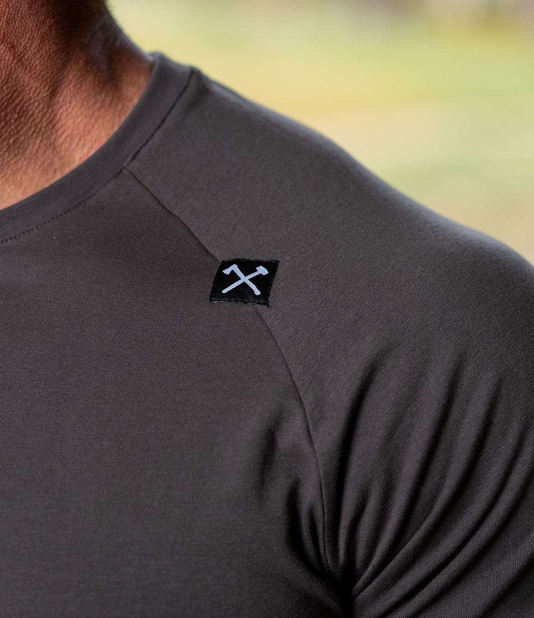 Raglan Cut Tee // Gray Earth