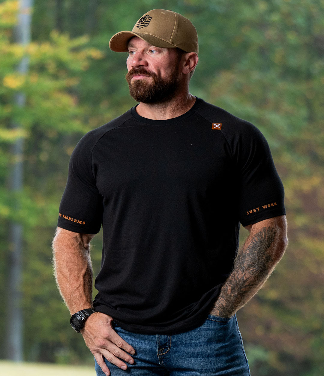 Raglan Cut Tee // Shadow