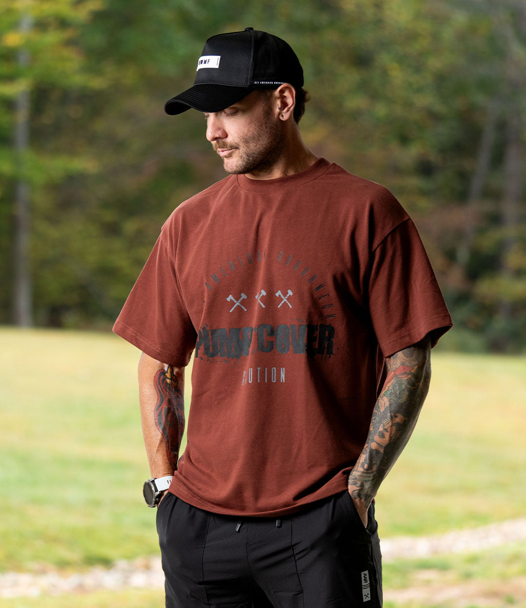 Drop Shoulder // Pump Cover Blood Rust