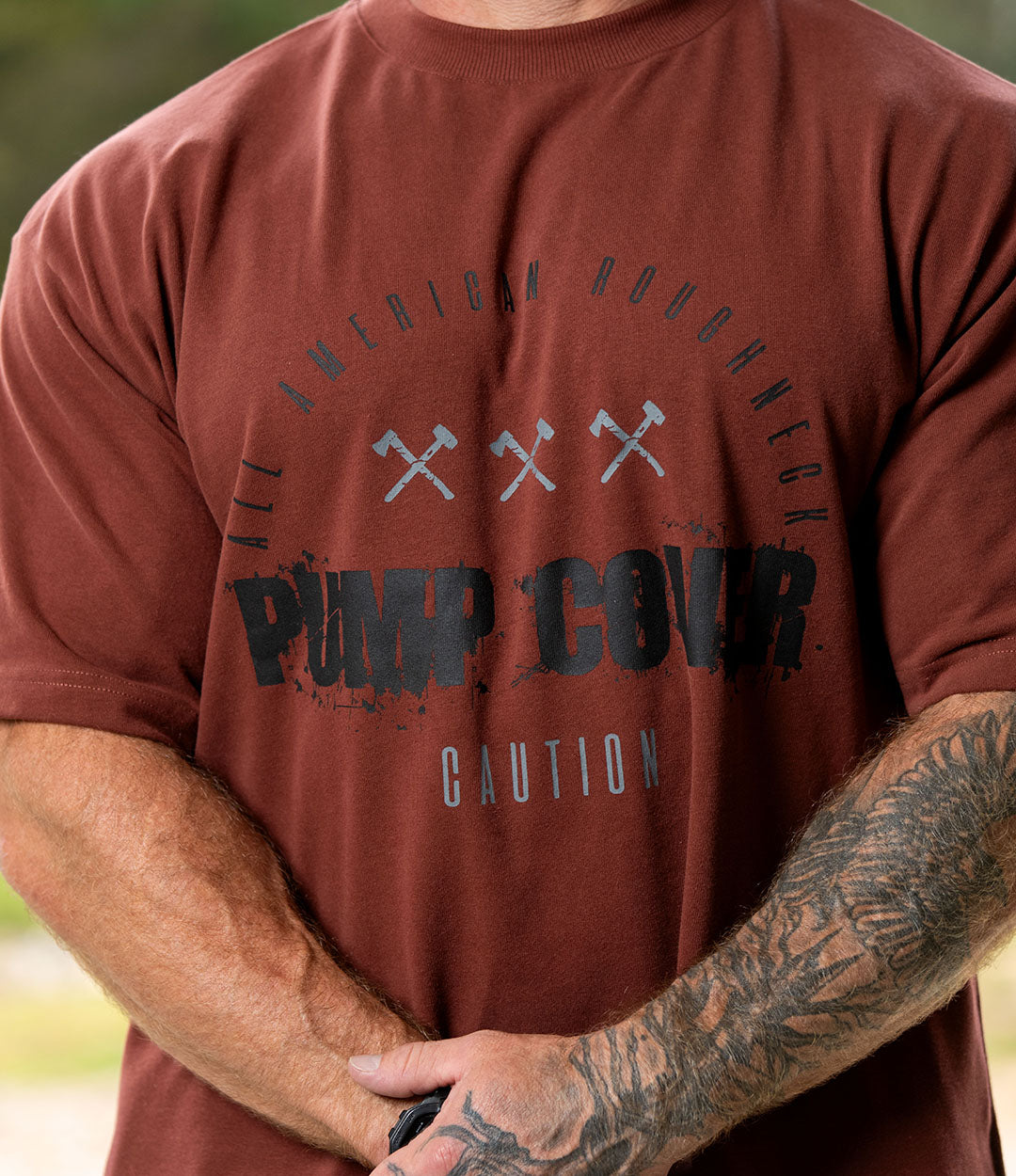 Drop Shoulder // Pump Cover Blood Rust