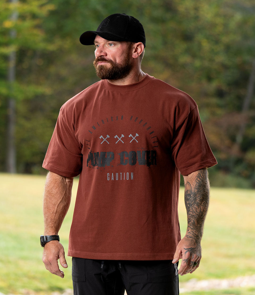 Drop Shoulder // Pump Cover Blood Rust