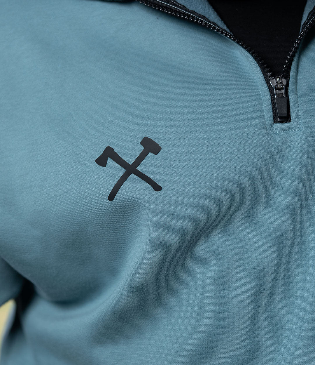 Light Plush Quarter Zip // Seasmoke