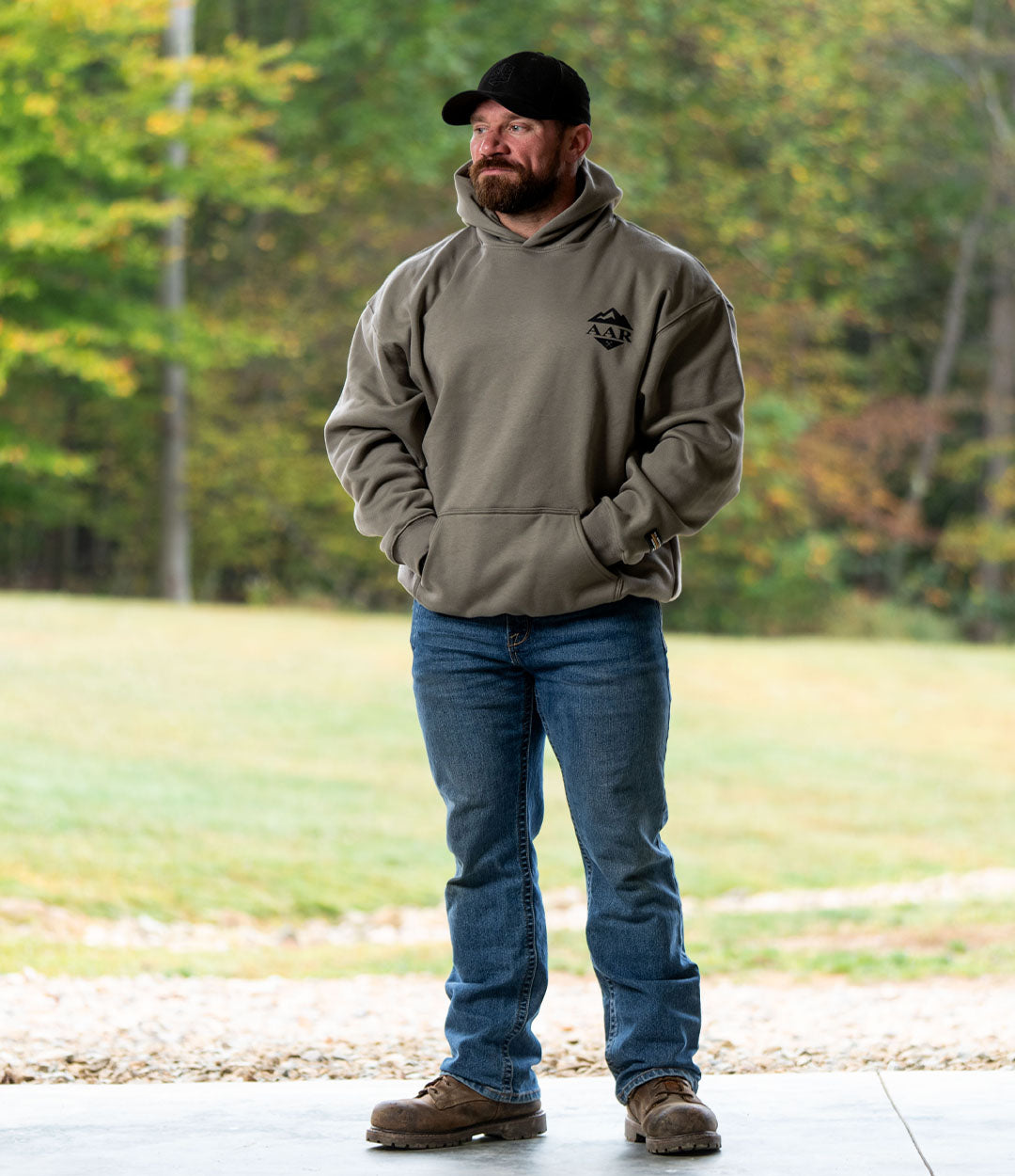 Light Plush Hoodie // Mountain Top