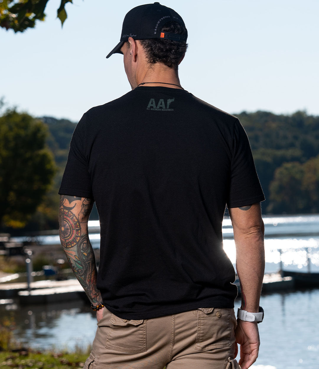 Custom Pocket Tee // Military Peak