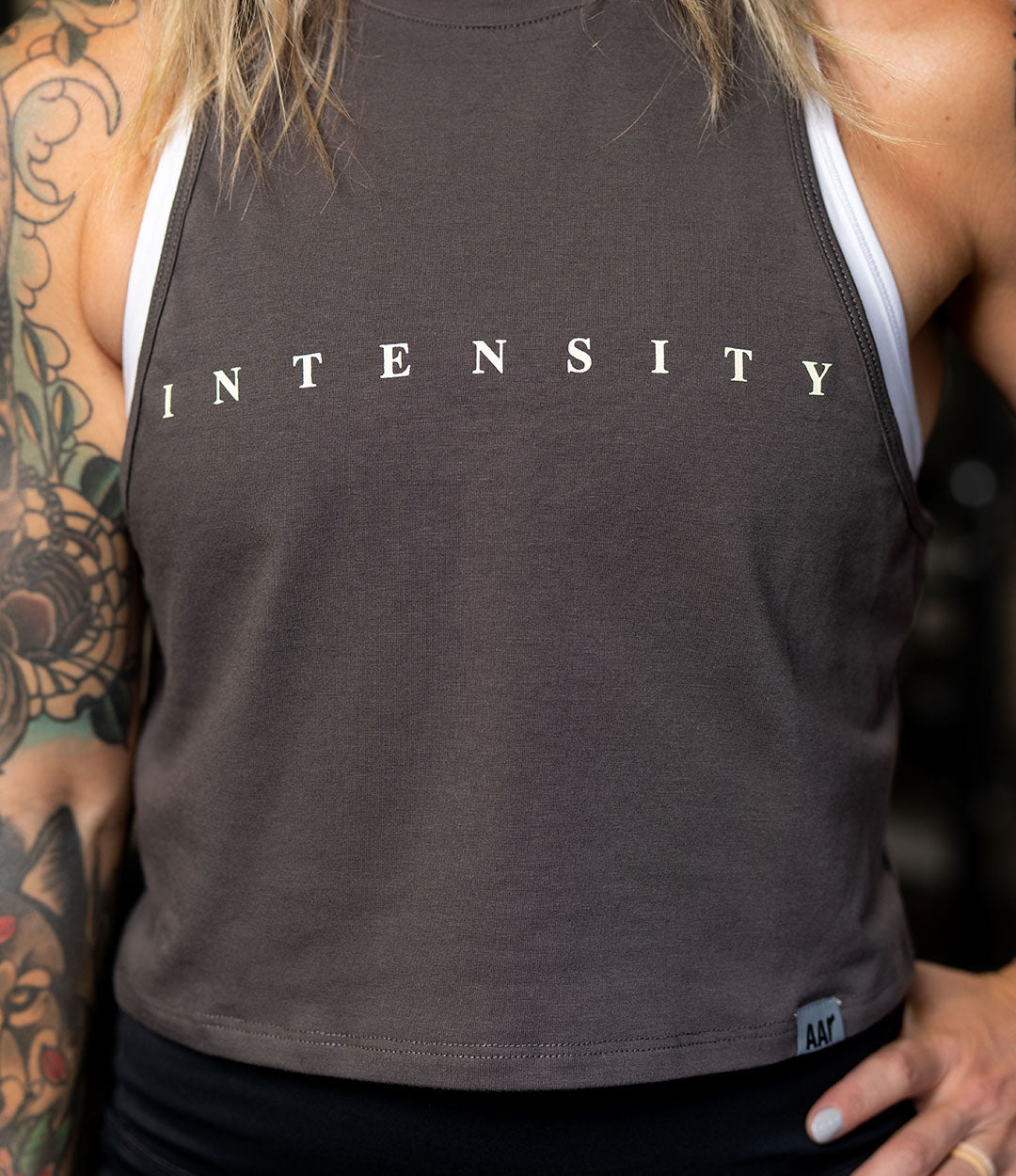 Women's Seth Cut Tee // Intensity Stamp