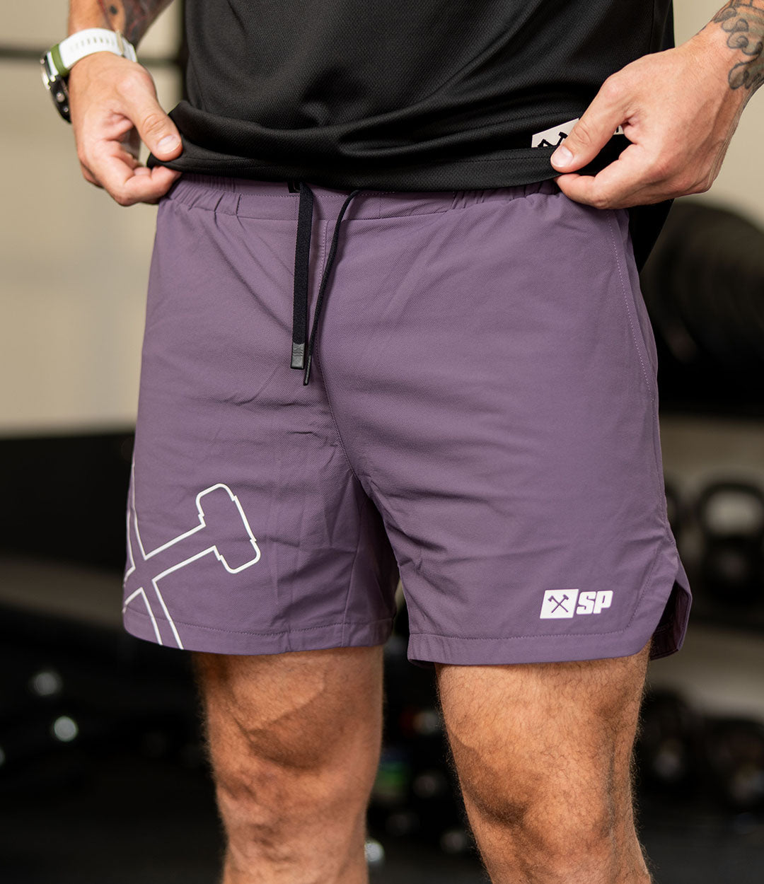 Sport Performance Short // Eggplant