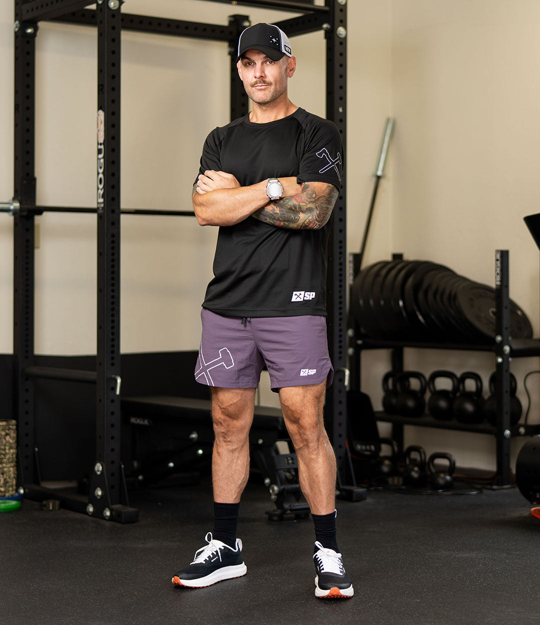 Sport Performance Short // Eggplant