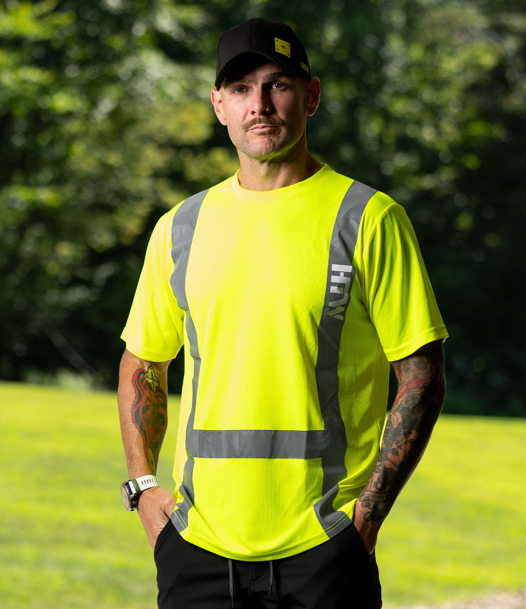 Reflective Hi-Vis Tee // HTW Yellow