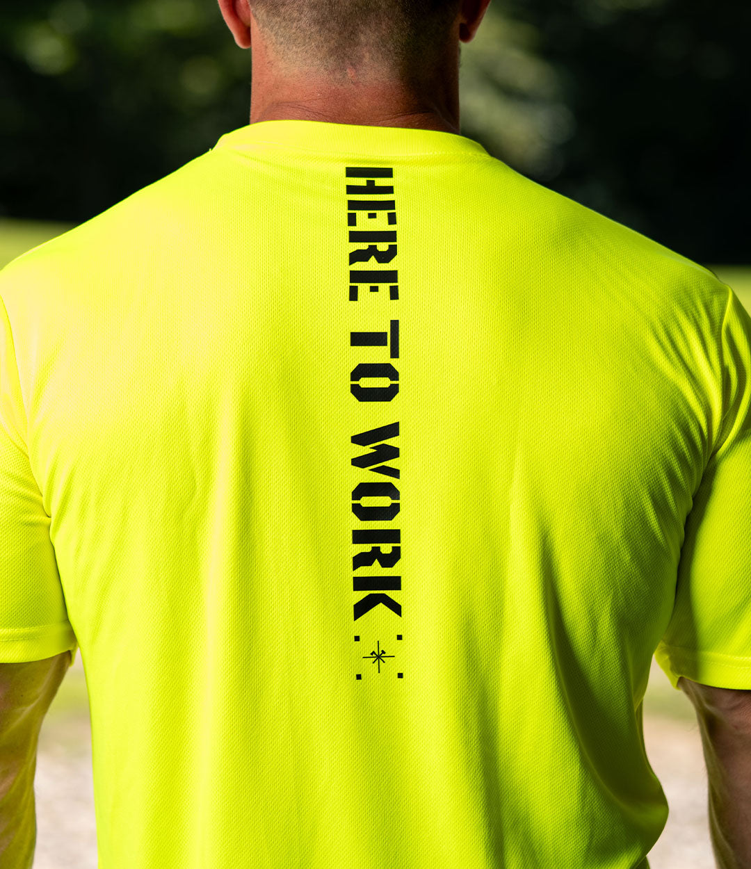 Neon Grit Hi-Vis Tee // HTW Yellow