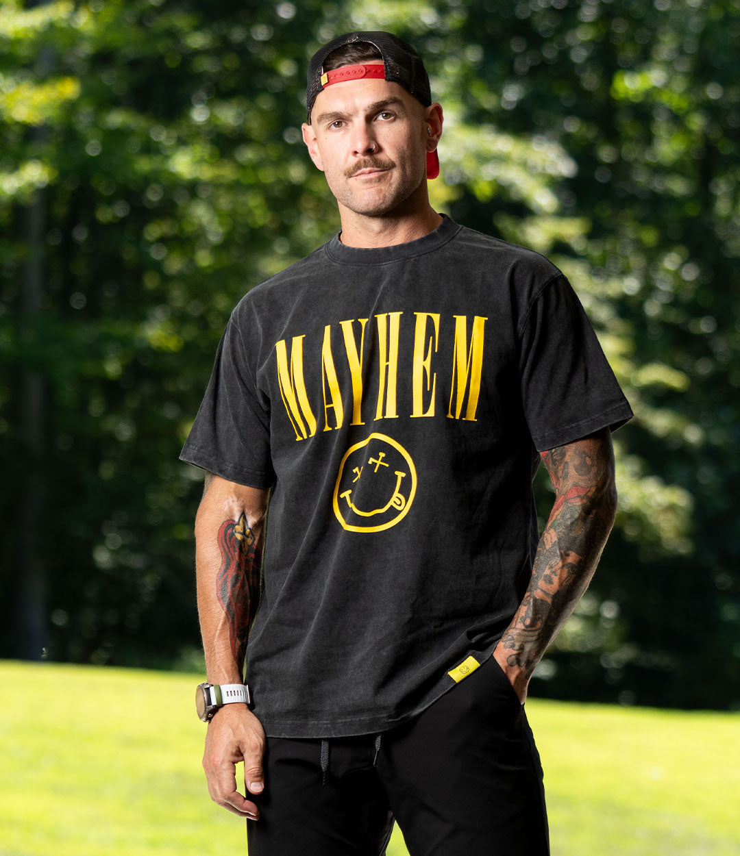 Relaxed Tee // Acid Wash Mayhem