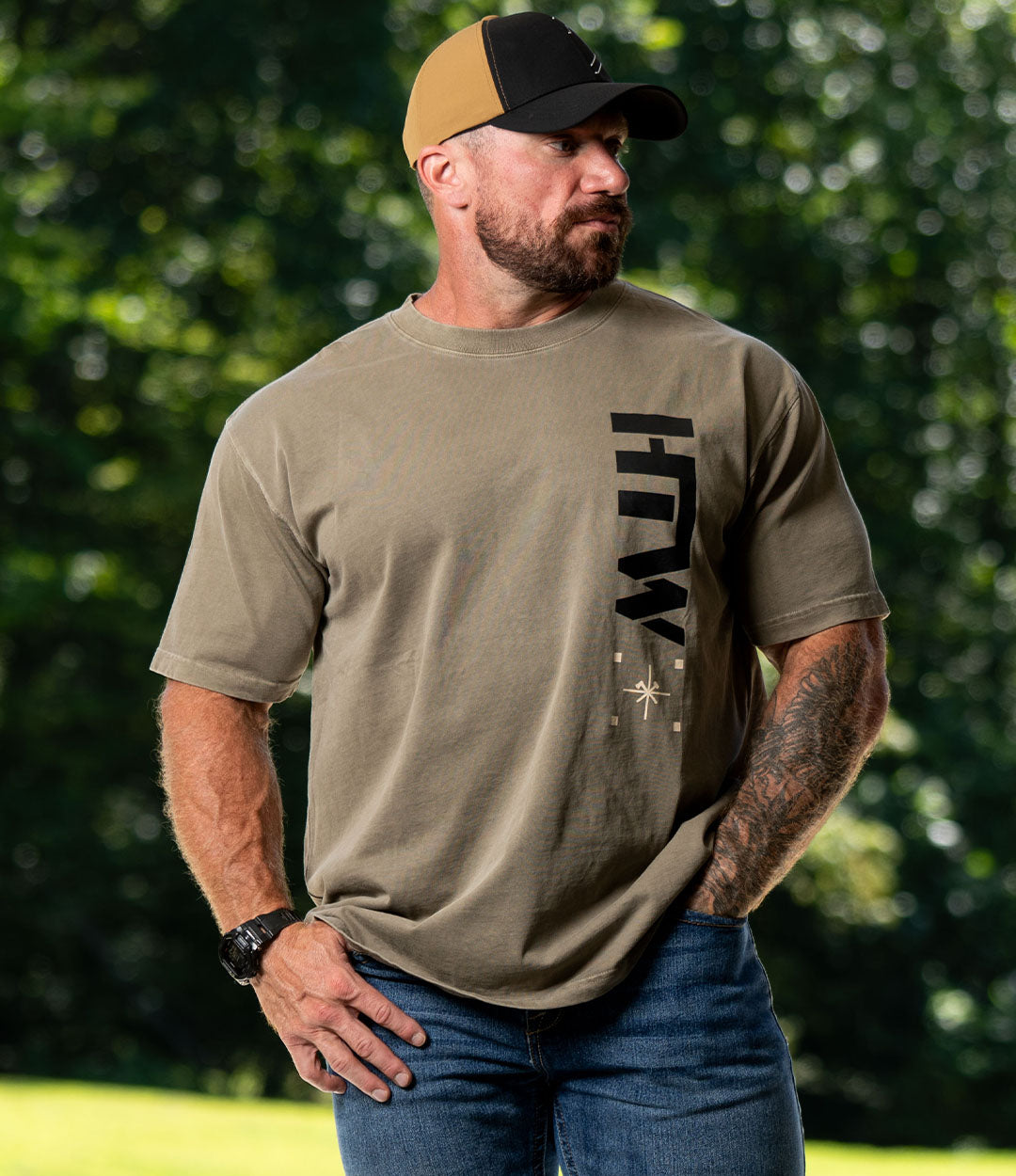 Relaxed Tee // HTW Cargo Fade