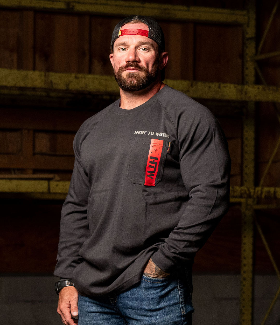 Fire Resistant Pocket Long Sleeve // HTW