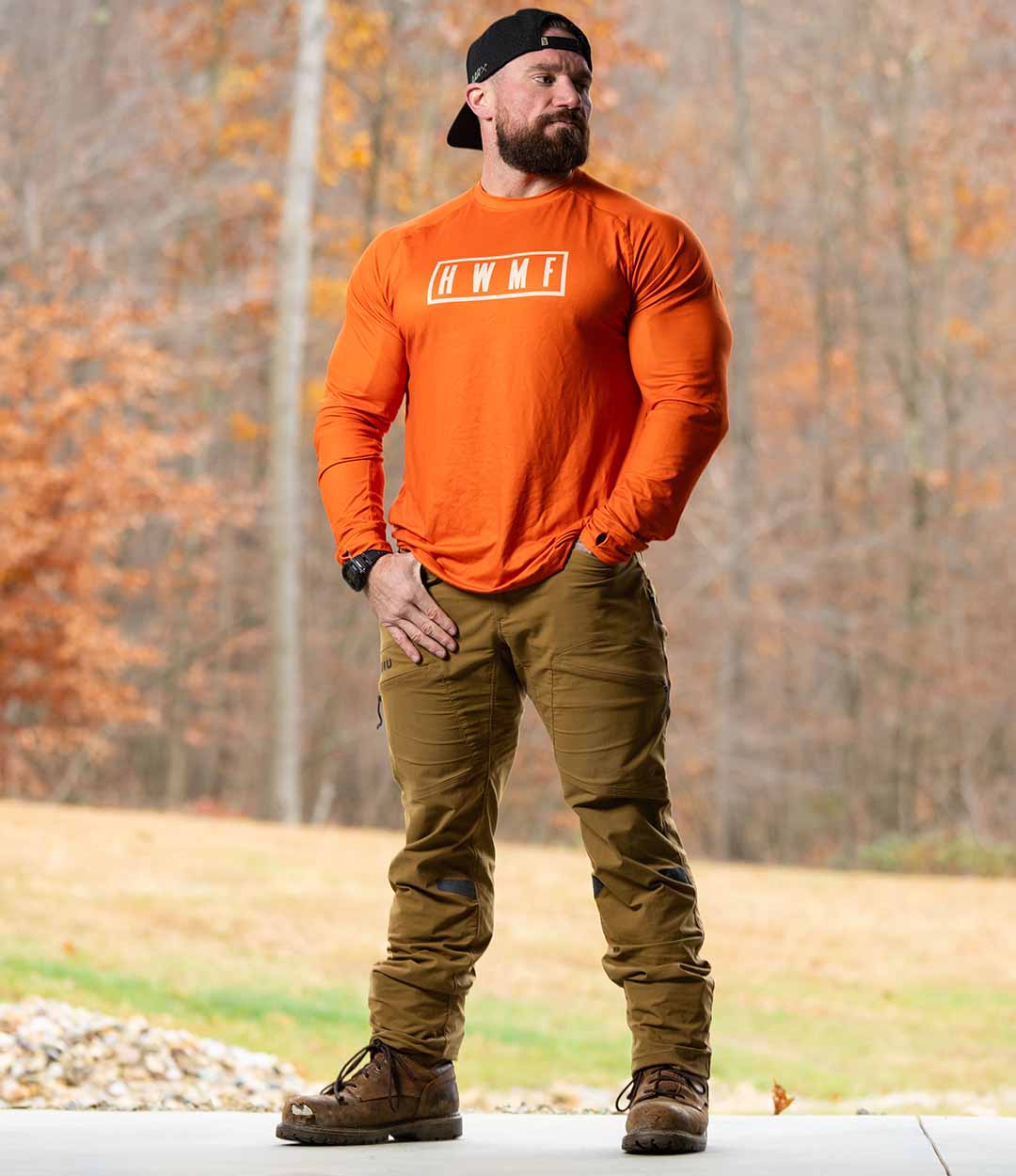 HWMF Performance Long Sleeve - Burnt Orange