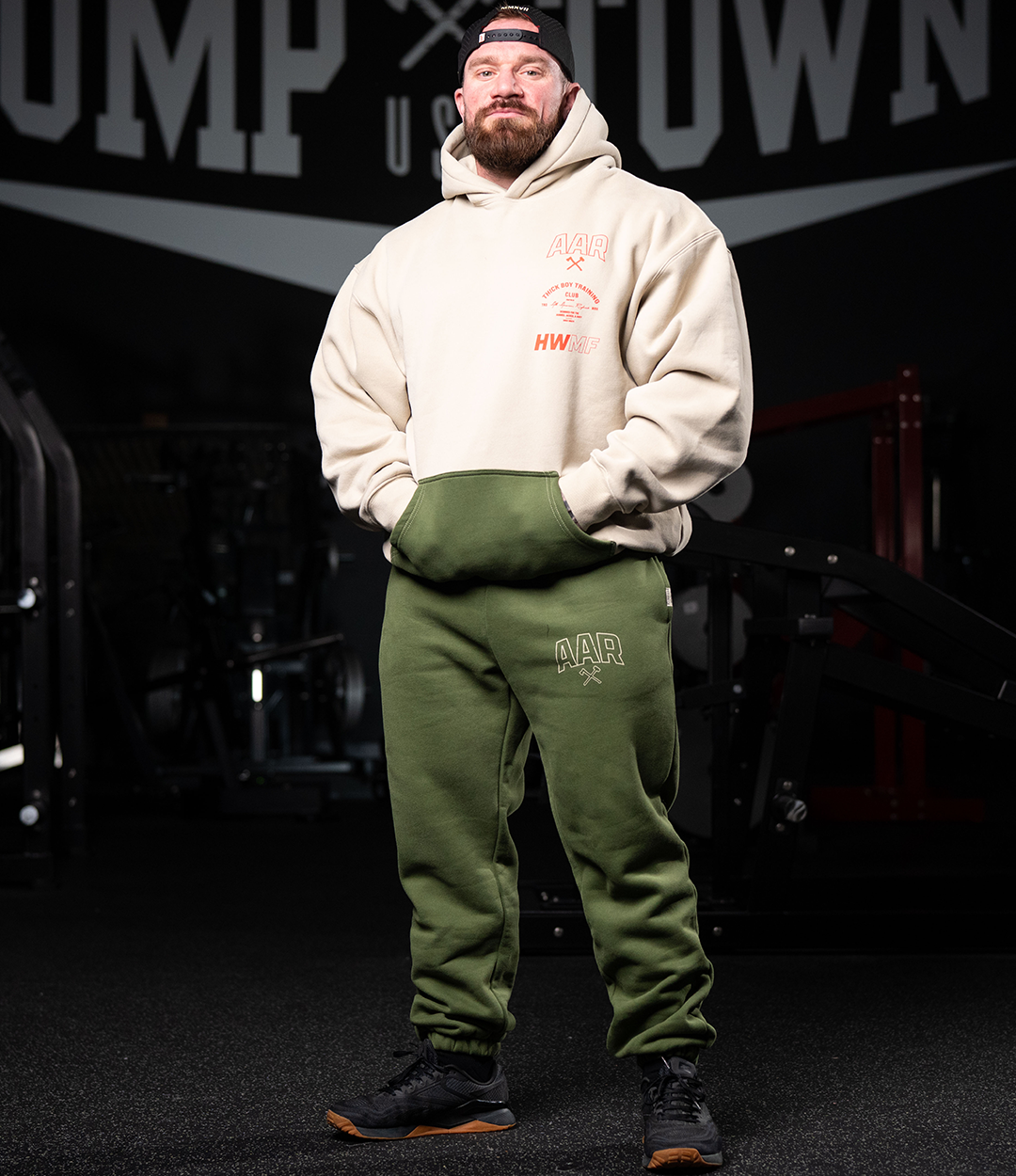 Khaki Thick Boy Plush Hoodie