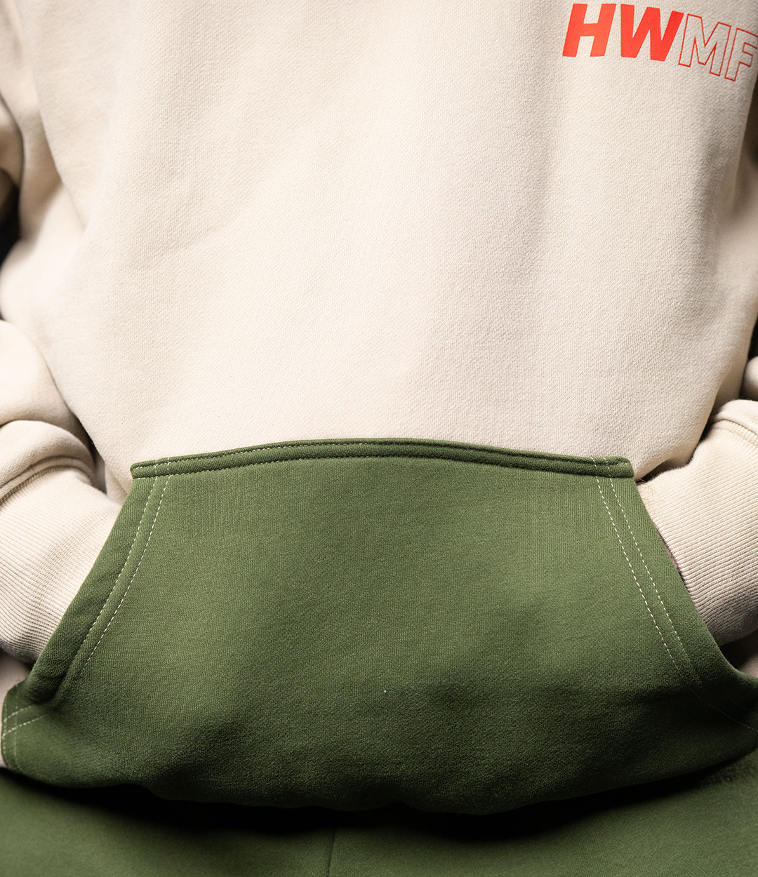 Khaki Thick Boy Plush Hoodie