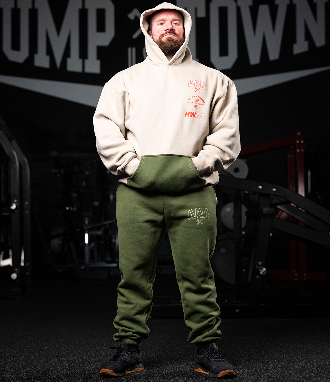 Khaki Thick Boy Plush Hoodie