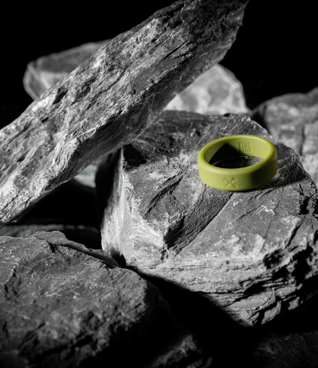 Men's Silicone Ring // Olive