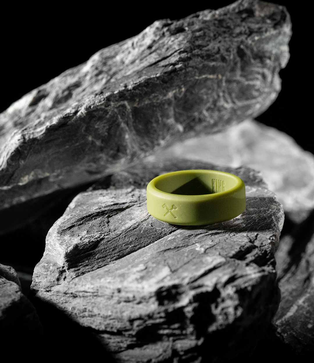 Men's Silicone Ring // Olive
