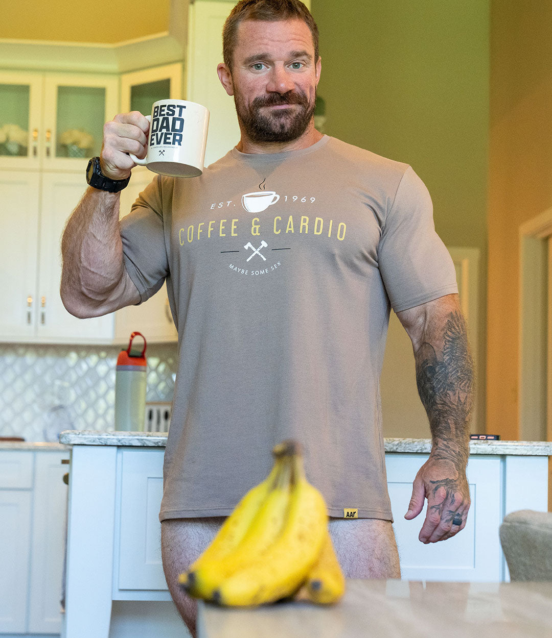 Custom Tee // Coffee & Cardio