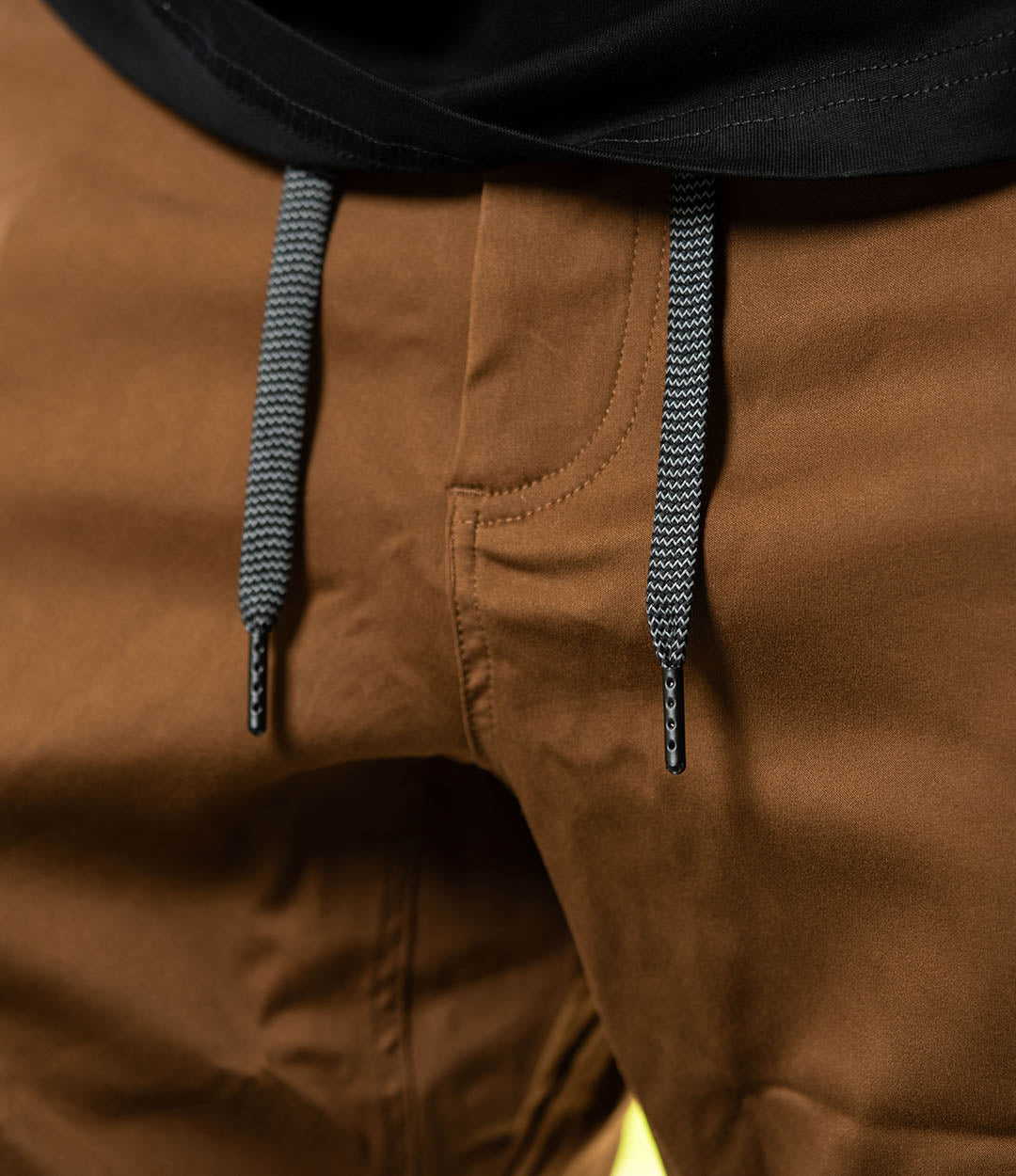 Dry Earth Brown Cargo Hybrid Short