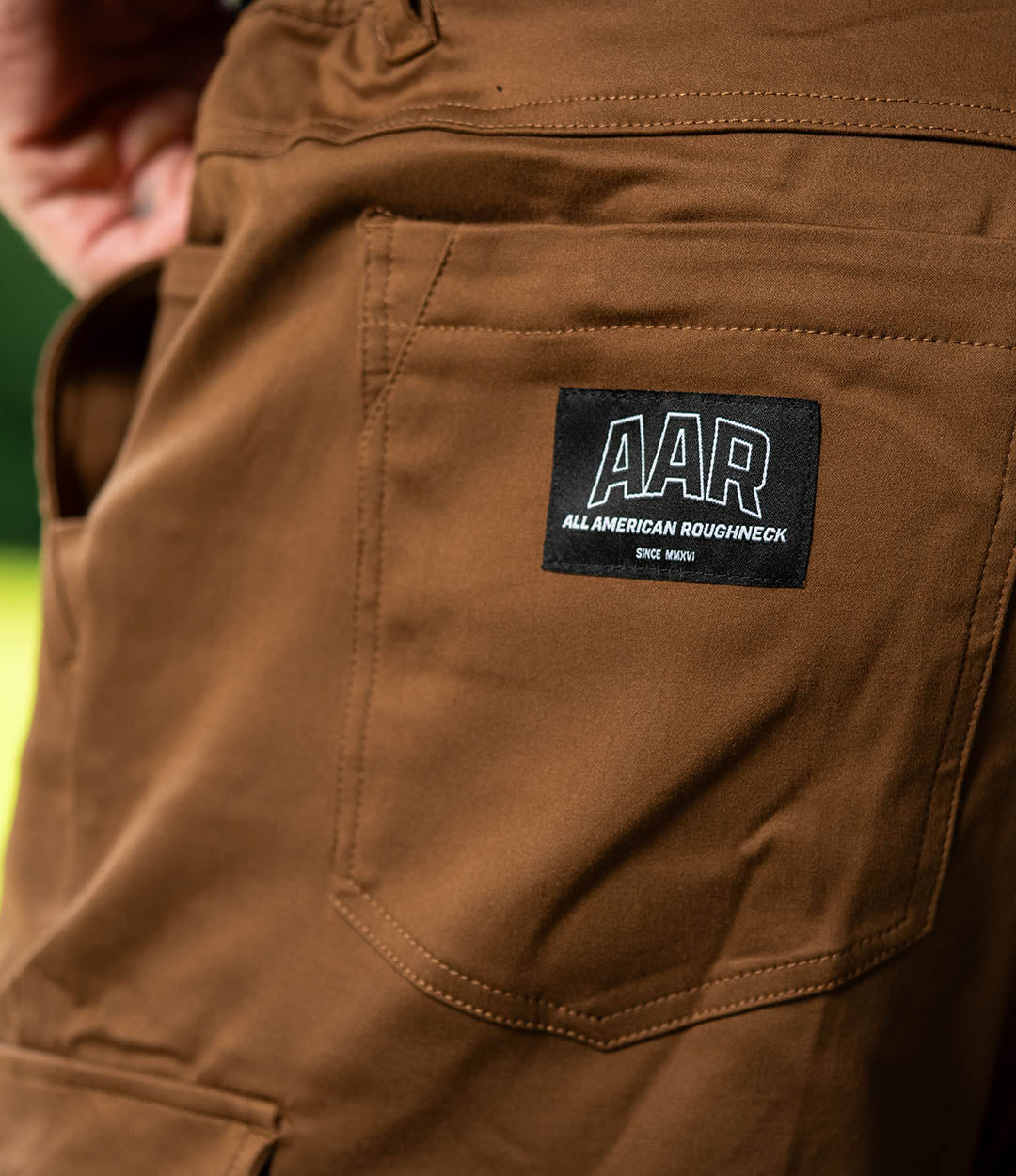 Dry Earth Brown Cargo Hybrid Short