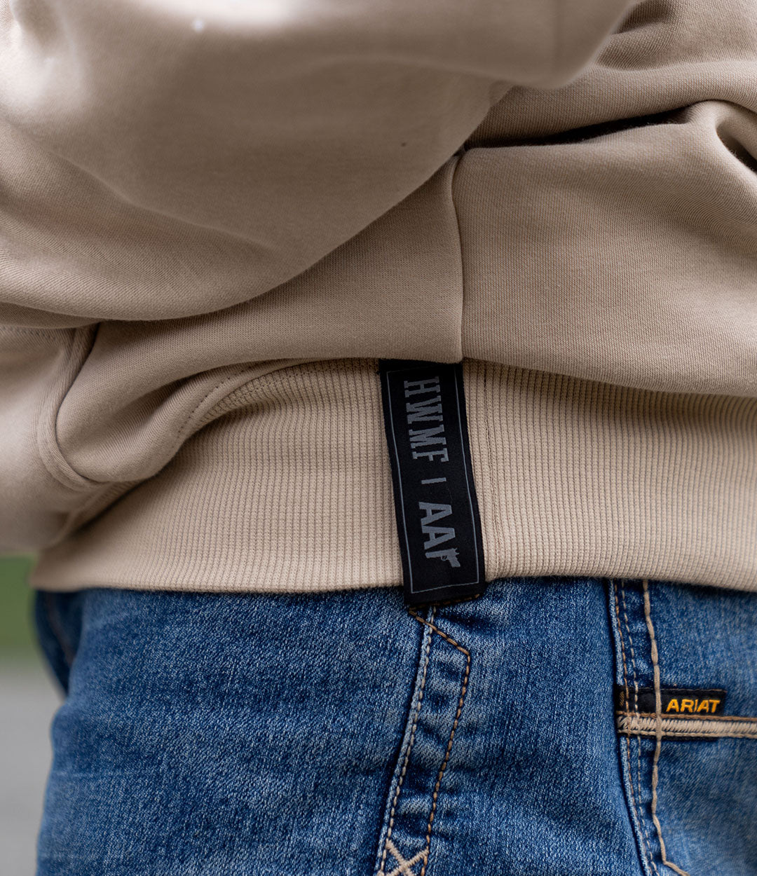 Light Plush Hoodie // Distressed HWMF