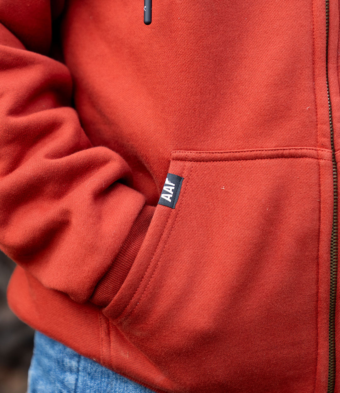 Sherpa Work Zip-Up // Burnt Rust