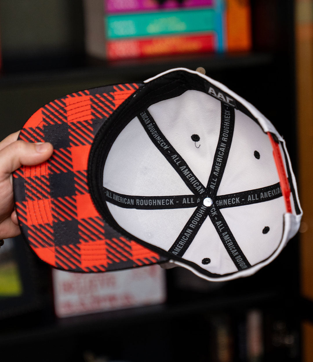 Cotton 6-Panel Flatbrim // AAR Buffalo Check
