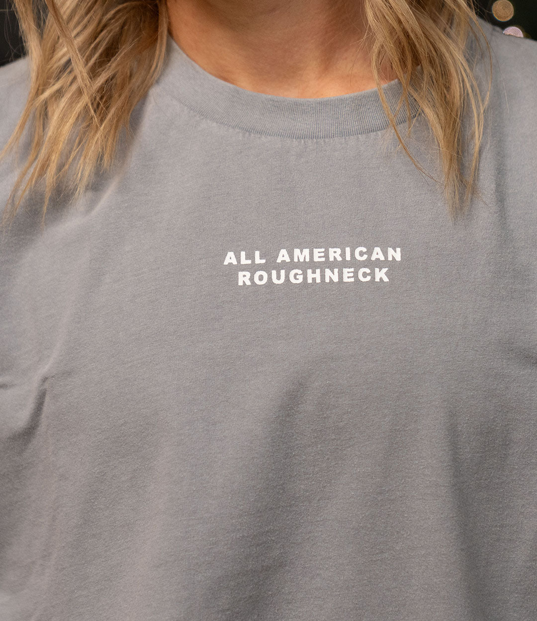 Crop Drop Shoulder // Steel Thorns