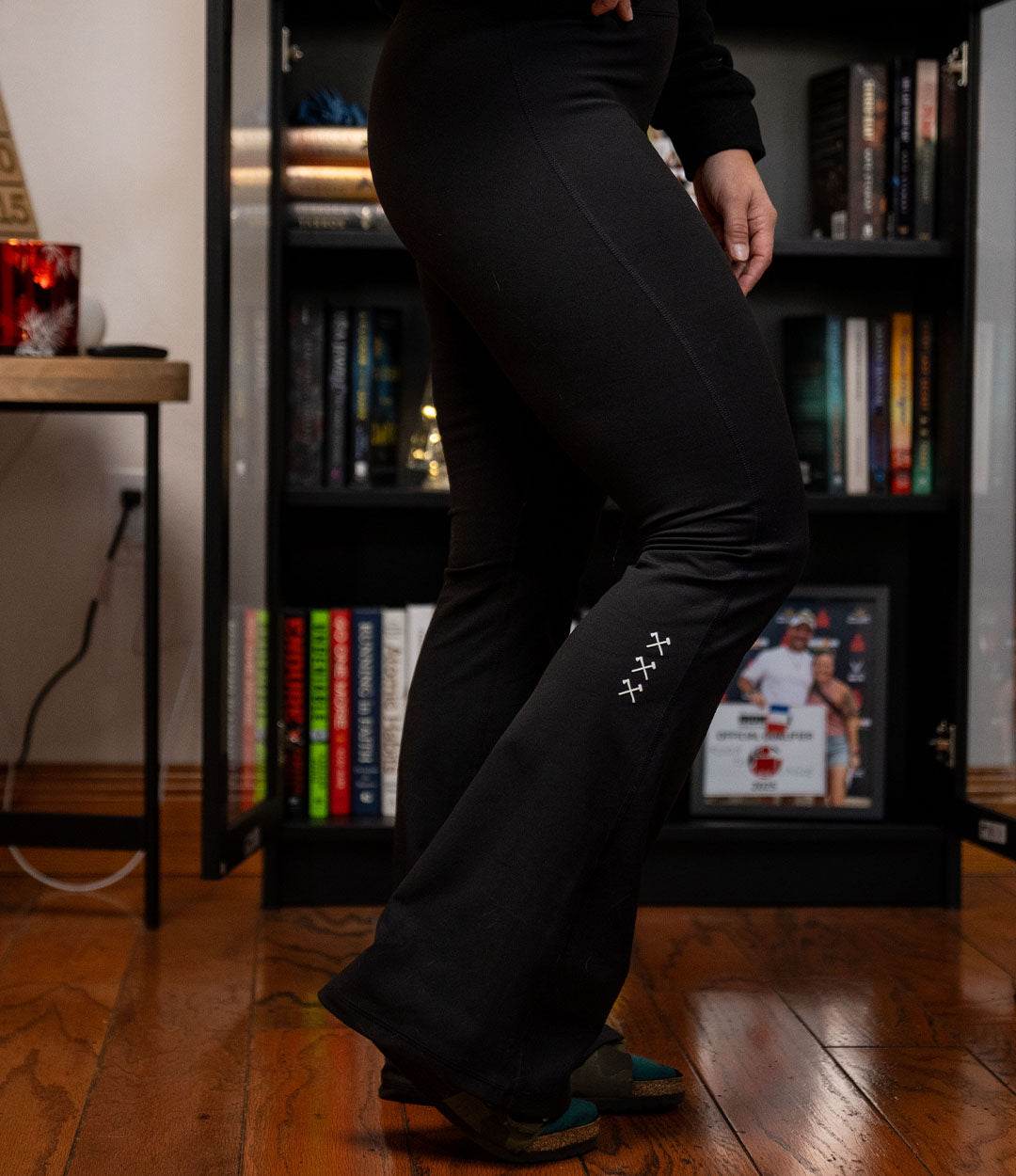 Open Hem Leggings // Black