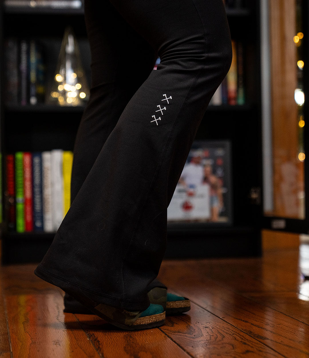 Open Hem Leggings // Black