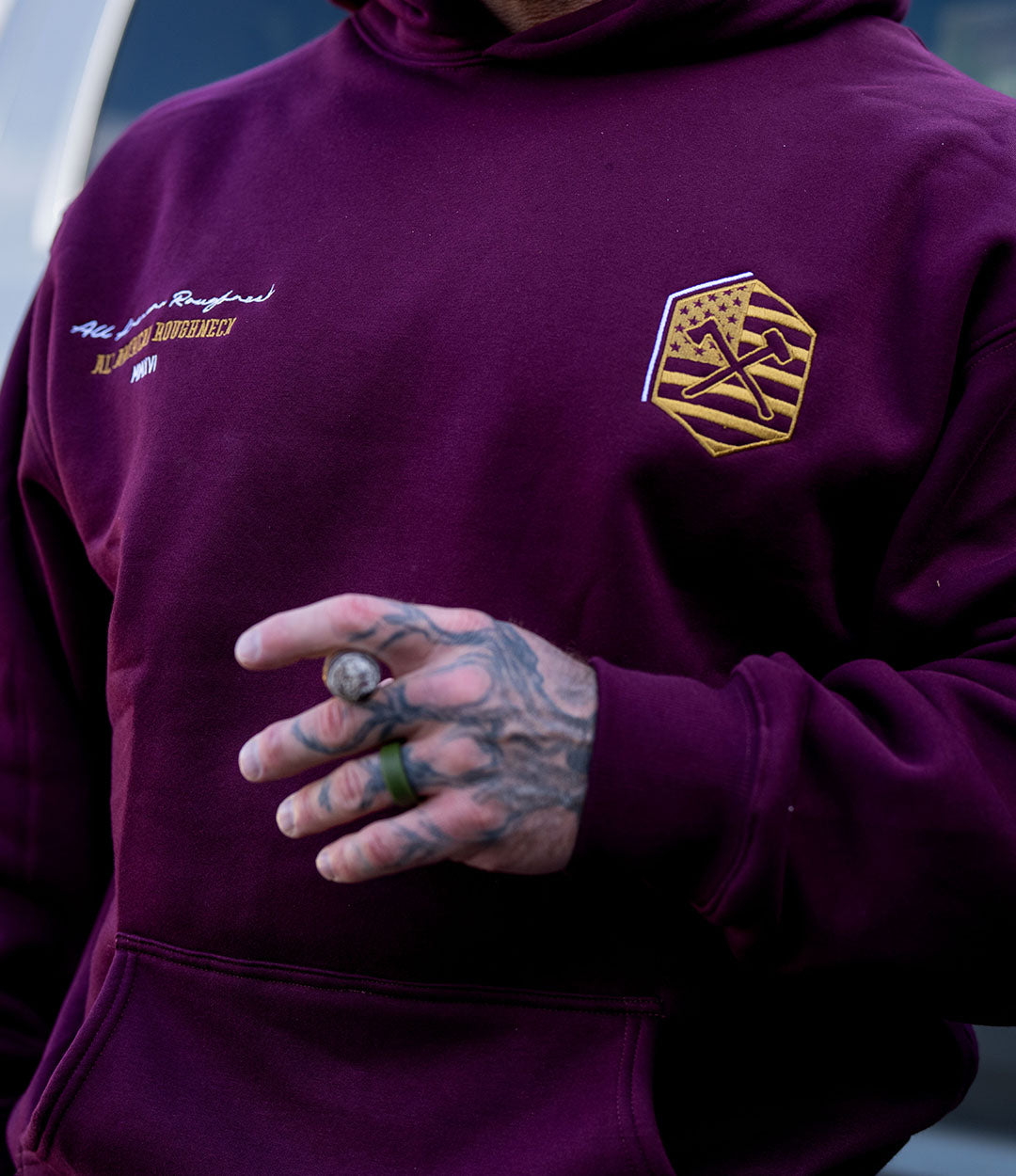 Light Plush Hoodie // Shield