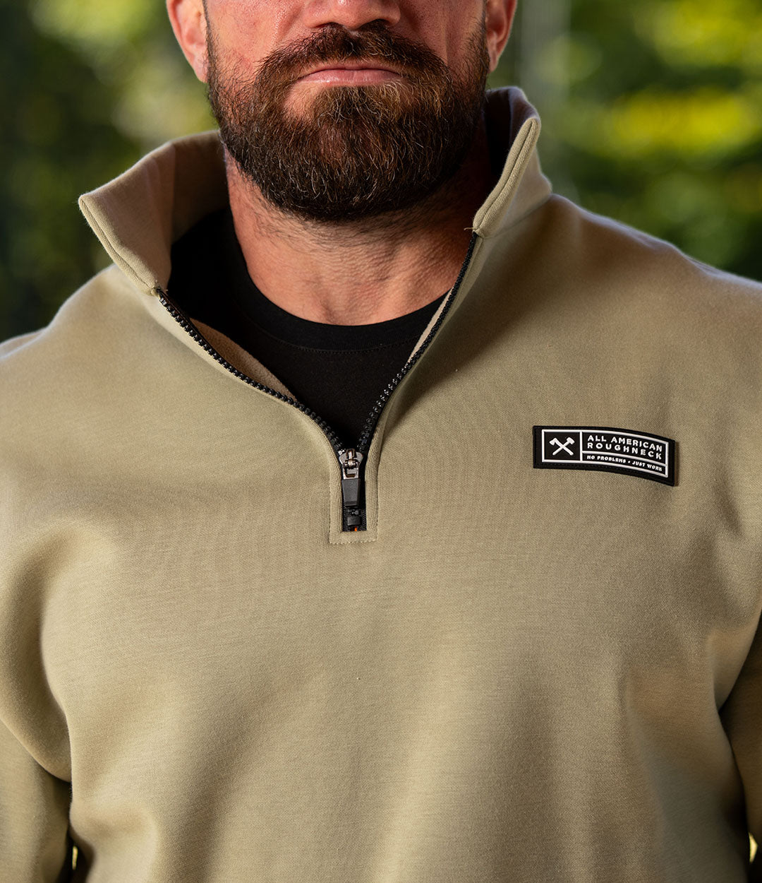 Light Plush Quarter Zip // Dusty Sage