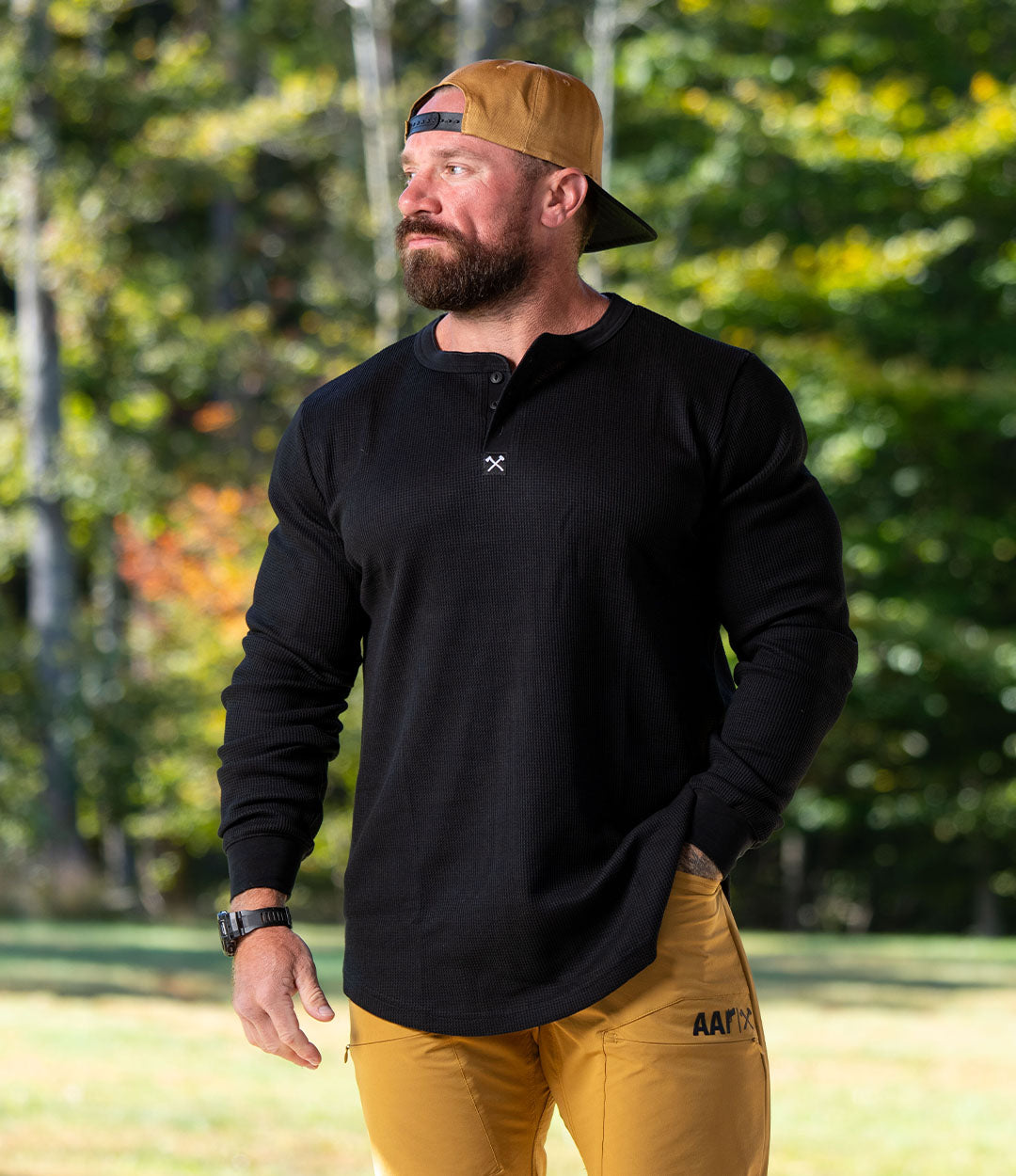 Thermal Henley // Black
