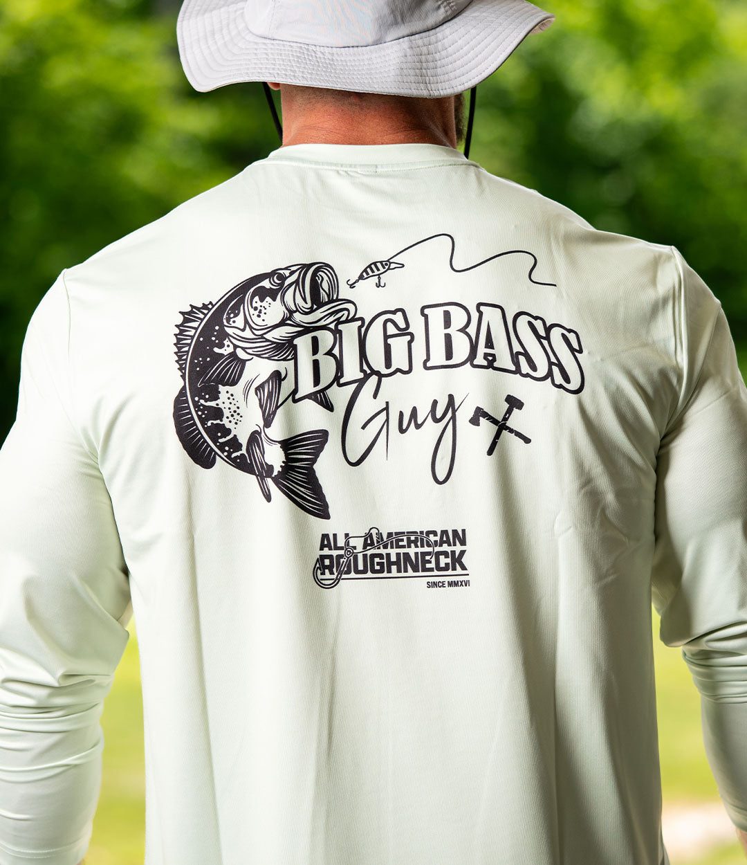 Big Bass Guy Fishing Shirt