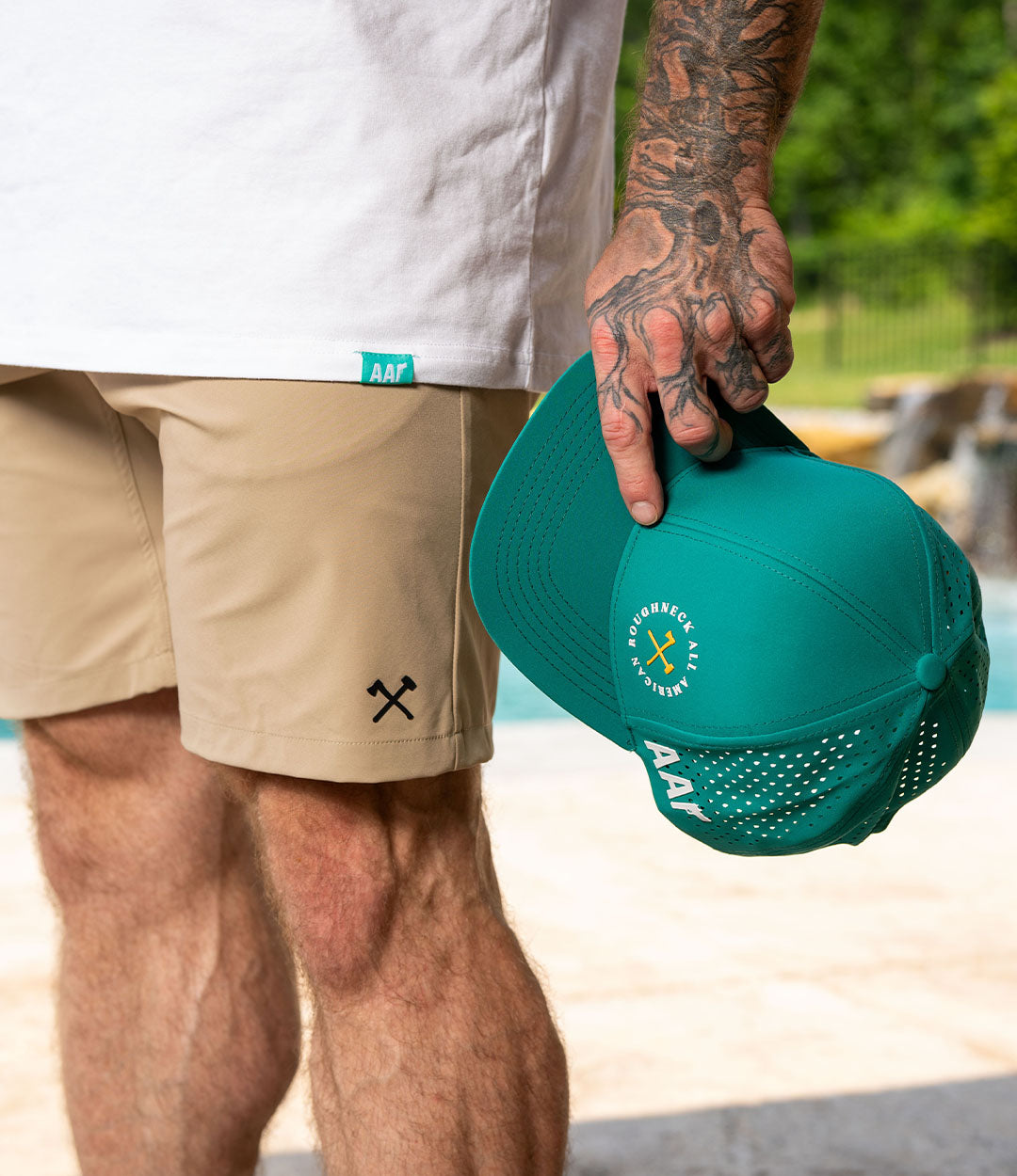 AAR Simple Tank Blue on White