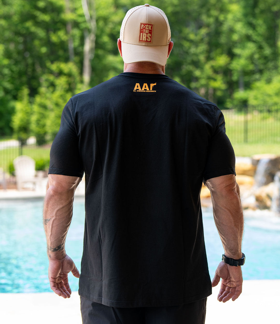 AAR Sunset on Black Simple Tee