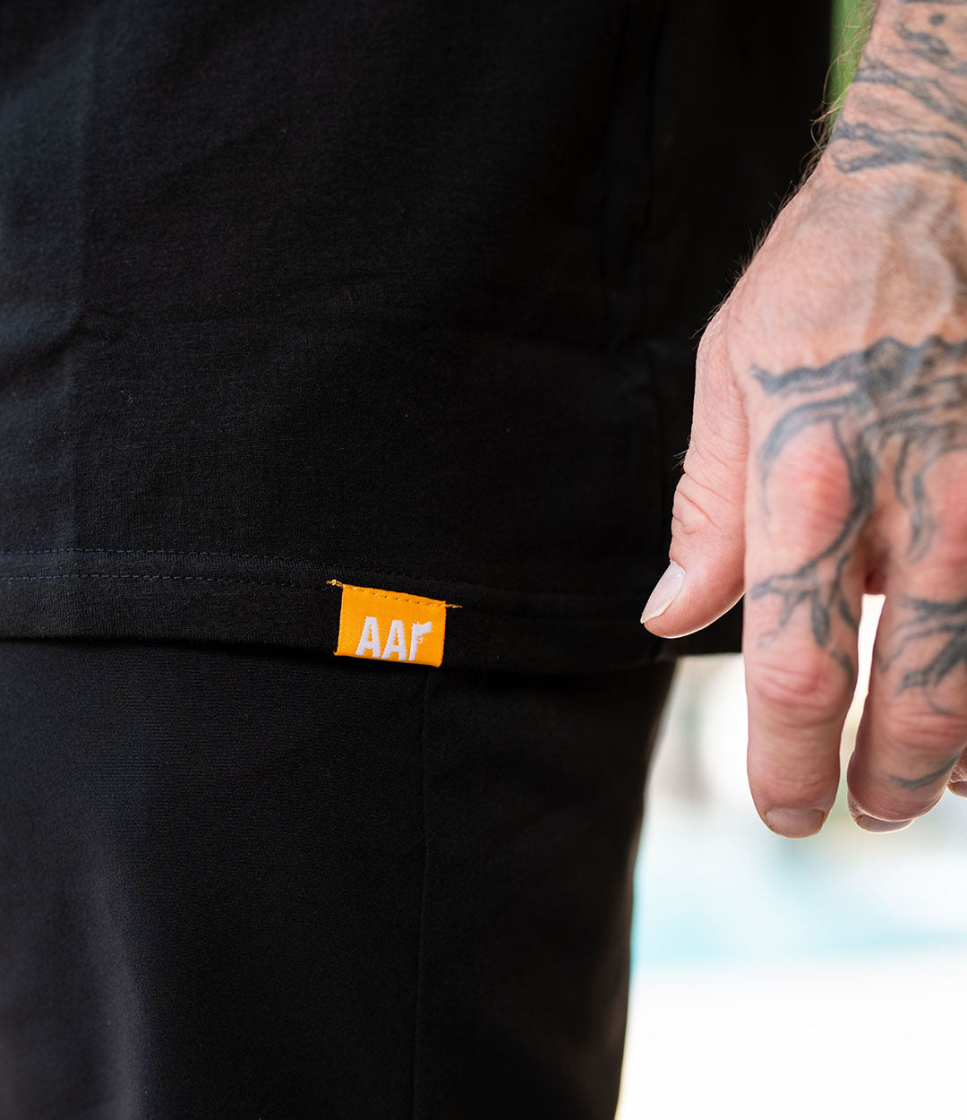 AAR Sunset on Black Simple Tee