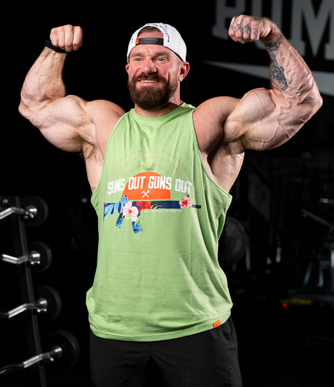 Suns Out Guns Out Seth Cut Tee