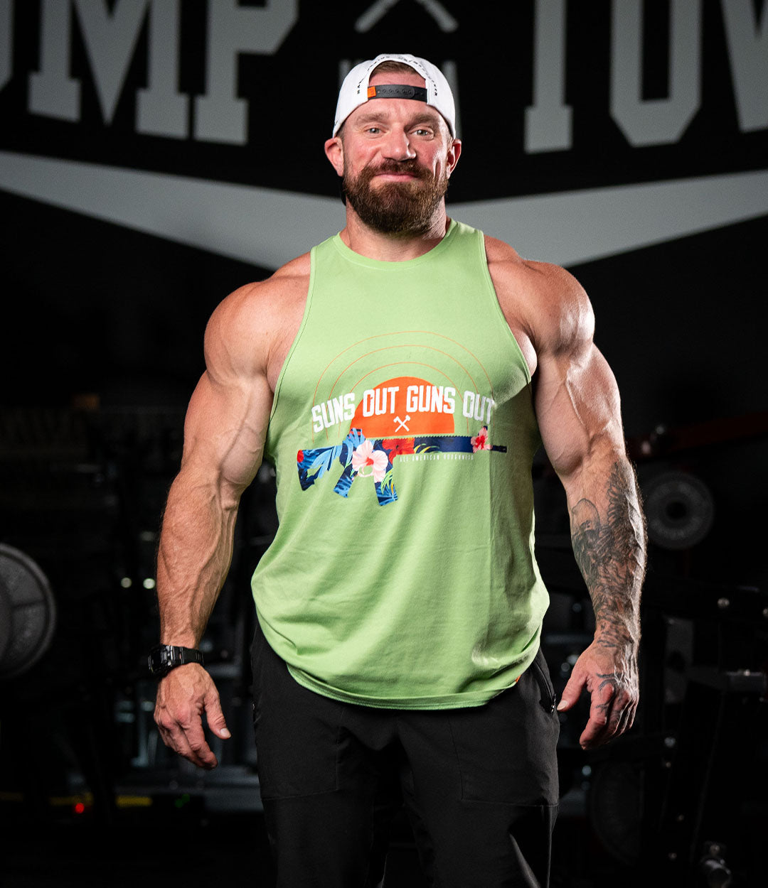 Suns Out Guns Out Seth Cut Tee