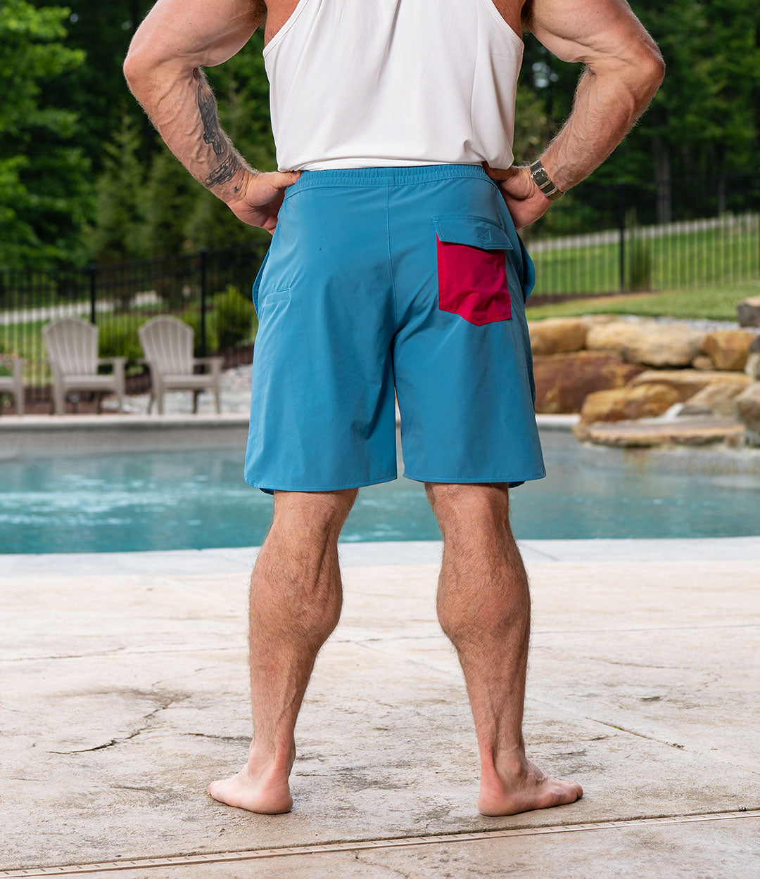 AAR Board Shorts // Marina Blue