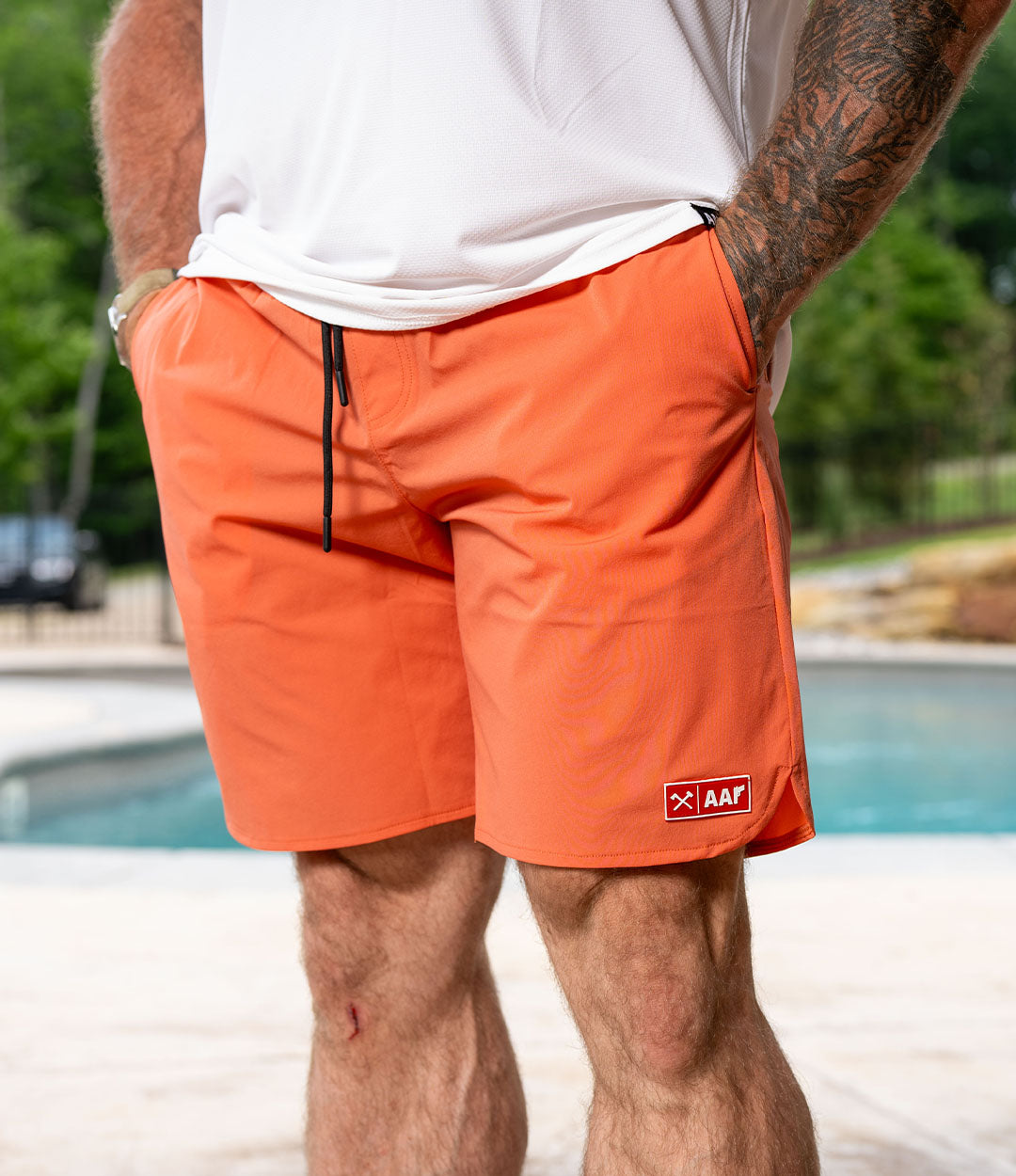 AAR Board Shorts // Coral