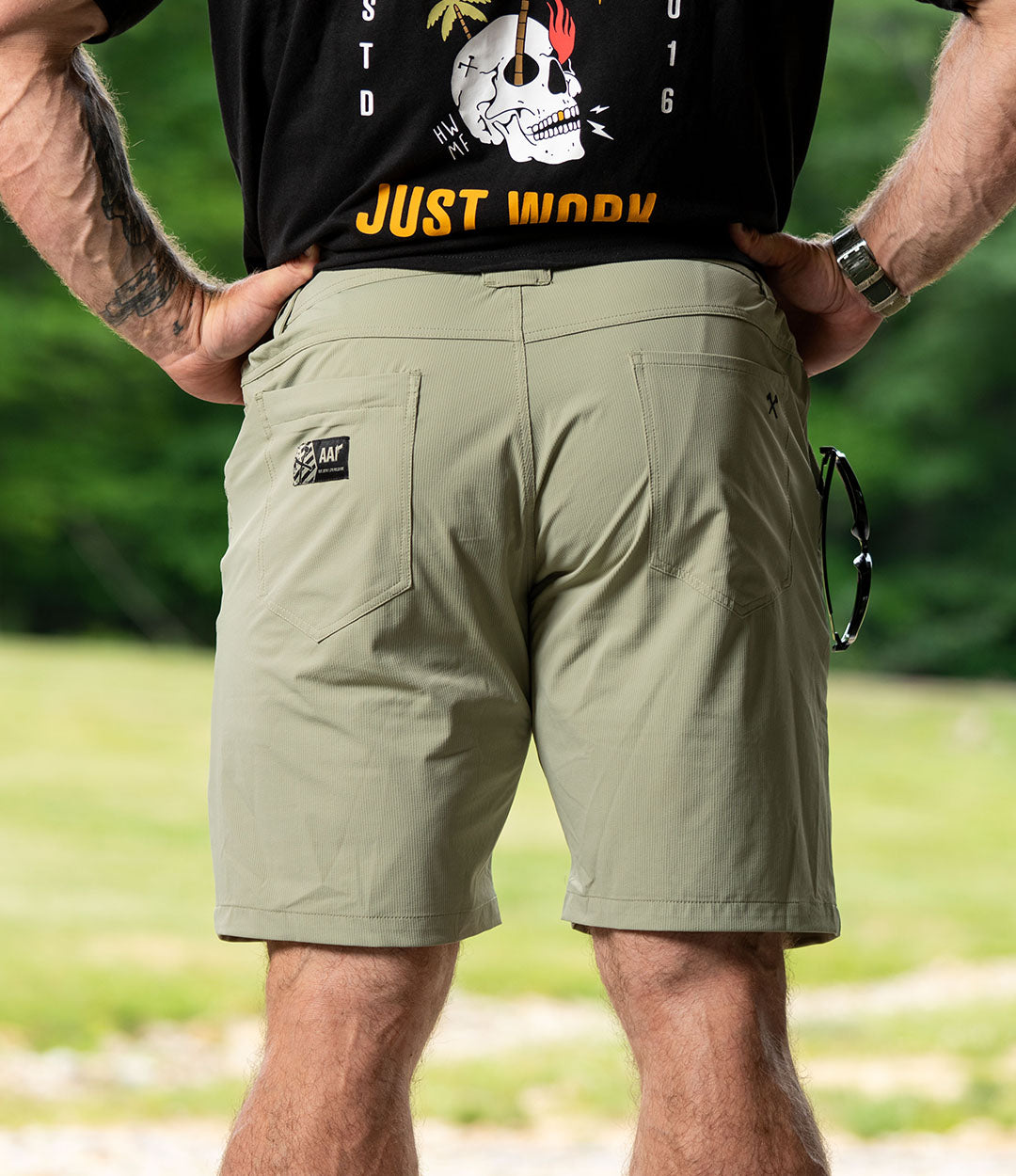 Hybrid Shorts // Sage