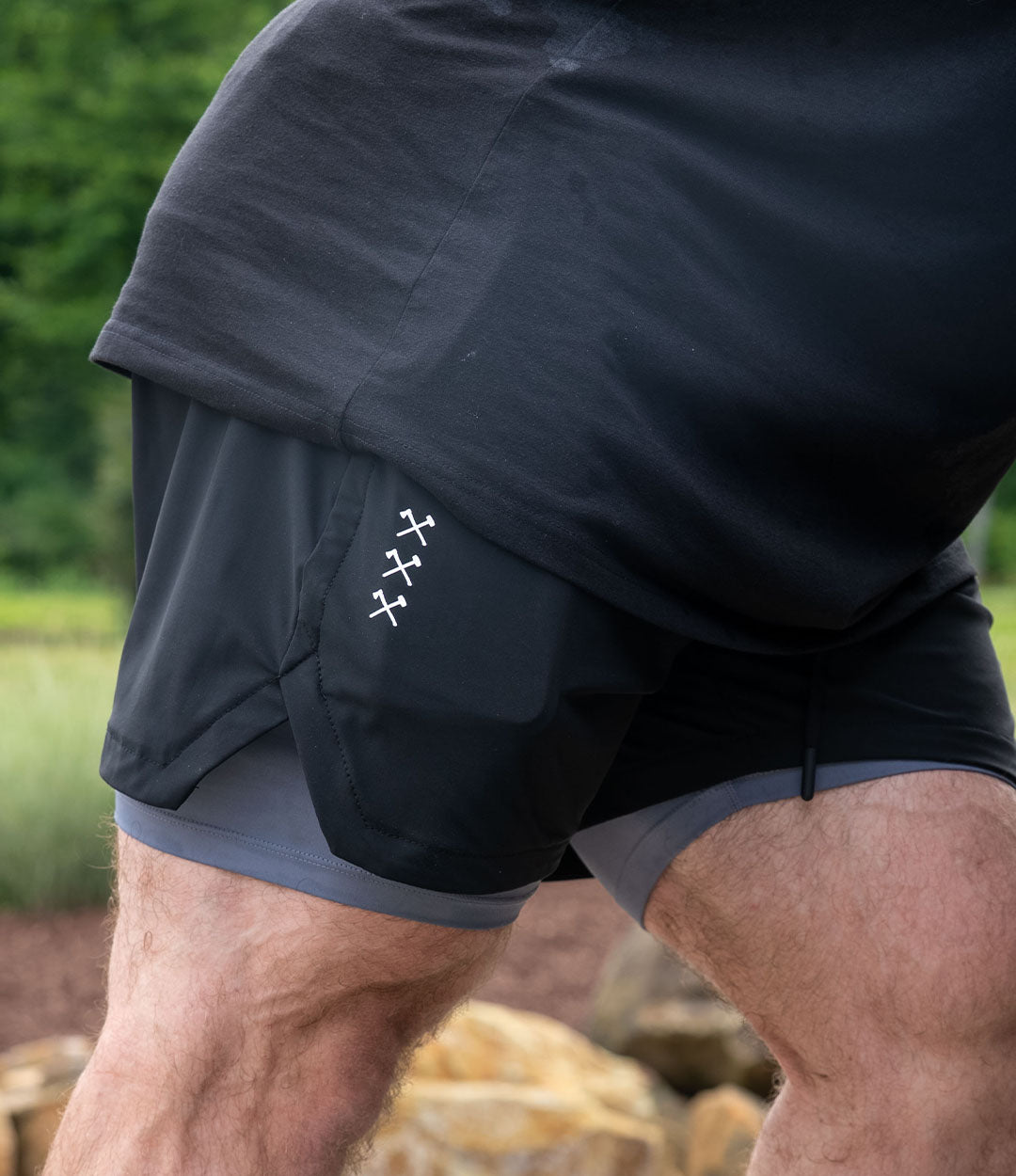 Lined Training Shorts // AAR Logo