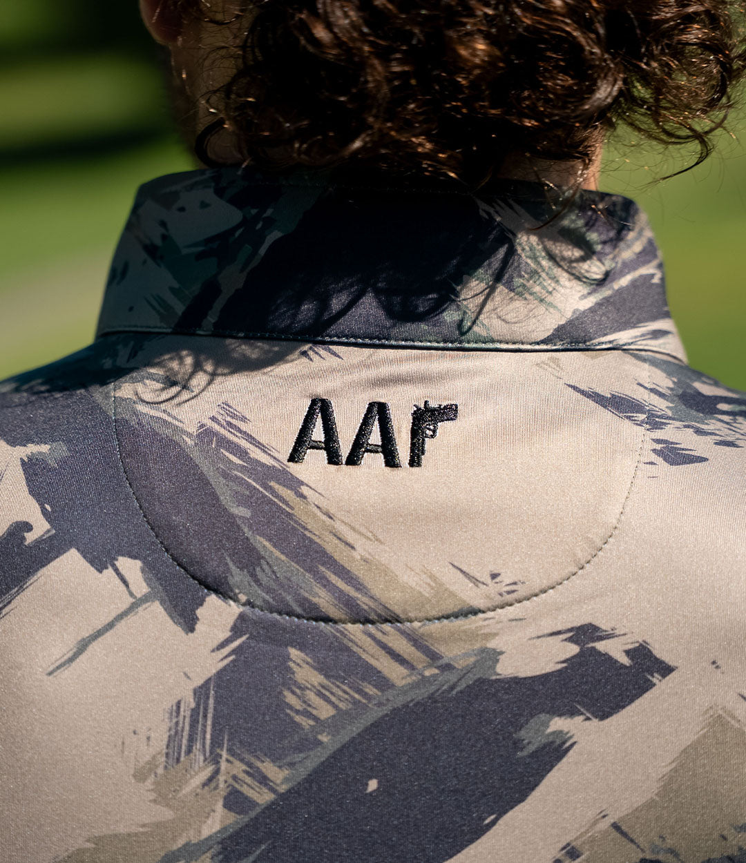 Quarter Zip // Earth Camo