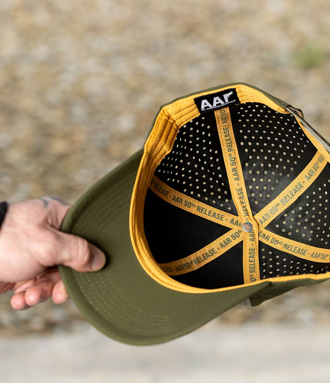 Military AAR Logo 6-Panel Performance Hat